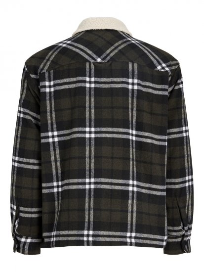 Jack & Jones Zac Teddy Overshirt Groen - Jassen - Grote Maten Herenjassen