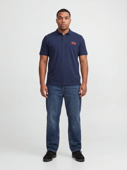 Jack & Jones Rush polo 2-pack zwart/navyblauw - Polo shirts - Grote Maten Poloshirts Heren