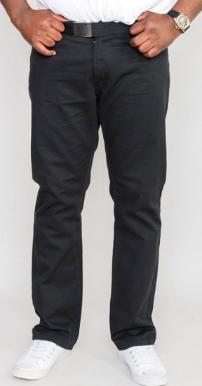Duke Mario Bedford cord-pants Black TALL SIZES - HERENKLEDING MT-6XLT - Tall Kleding Heren