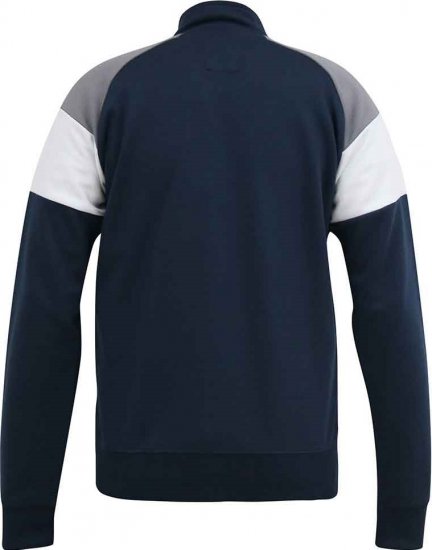 D555 JEFFREY Couture Zip Through Sweatshirt Navy - Sweaters & hoodies - Sweaters & Hoodies Grote Maten Heren