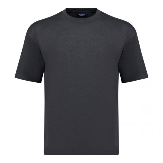Adamo 129420 T-shirt 2-pack Donkergrijs melange - T-shirts - Grote Maten T-shirts Heren