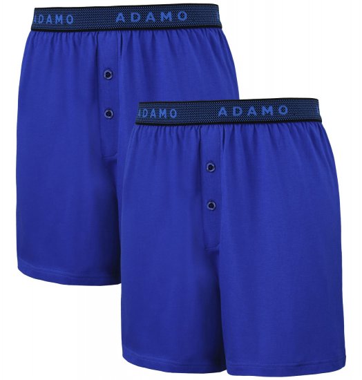 Adamo Jonas Boxershorts Royal Blue 2-pack - Ondergoed & zwem - Grote Maten Ondergoed Heren