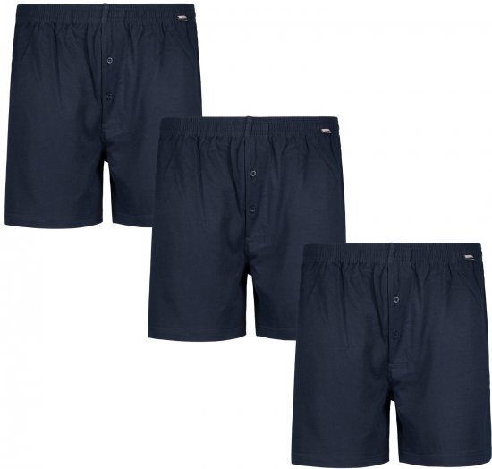 Adamo James Boxershorts 3-pack Navy - Ondergoed & zwem - Grote Maten Ondergoed Heren