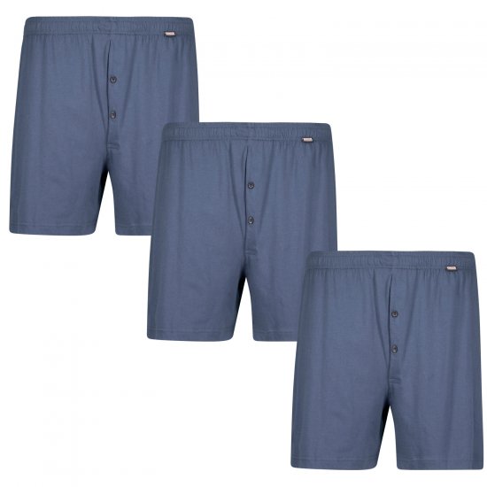 Adamo James Boxershorts 3-pack Dark Denim - Ondergoed & zwem - Grote Maten Ondergoed Heren