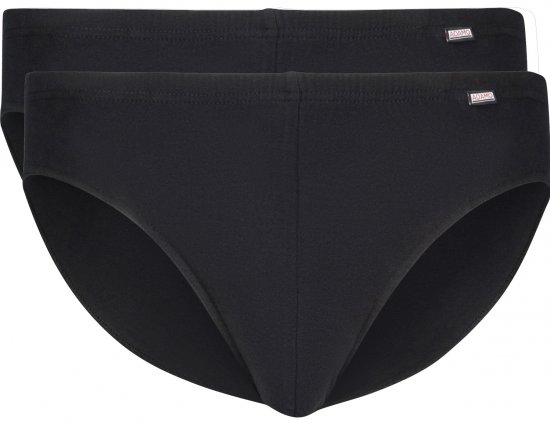 Adamo Jones Briefs 2-pack Black - Ondergoed & zwem - Grote Maten Ondergoed Heren