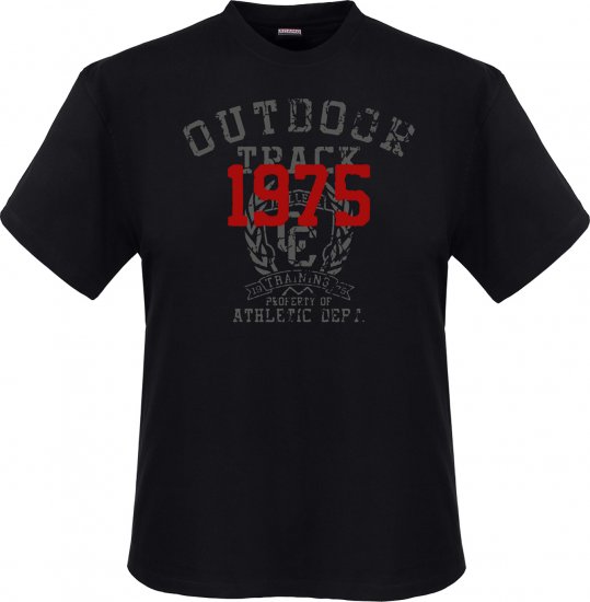 Adamo Outdoor track Comfort fit T-shirt Black - T-shirts - Grote Maten T-shirts Heren