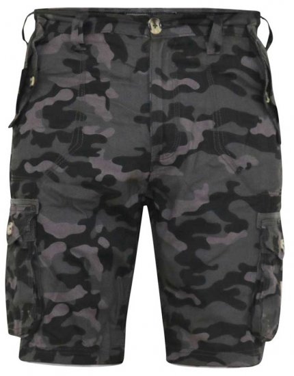 D555 ZAVIER Camo Cotton Cargo Shorts - Korte broeken - Grote Maten Korte Broeken Heren