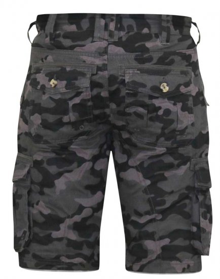 D555 ZAVIER Camo Cotton Cargo Shorts - Korte broeken - Grote Maten Korte Broeken Heren