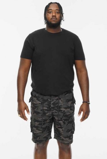 D555 ZAVIER Camo Cotton Cargo Shorts - Korte broeken - Grote Maten Korte Broeken Heren