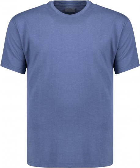 Adamo Kevin Regular fit T-shirt Indigo Blue - T-shirts - Grote Maten T-shirts Heren