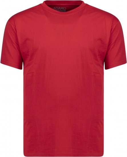 Adamo Kevin Regular fit T-shirt Red - T-shirts - Grote Maten T-shirts Heren