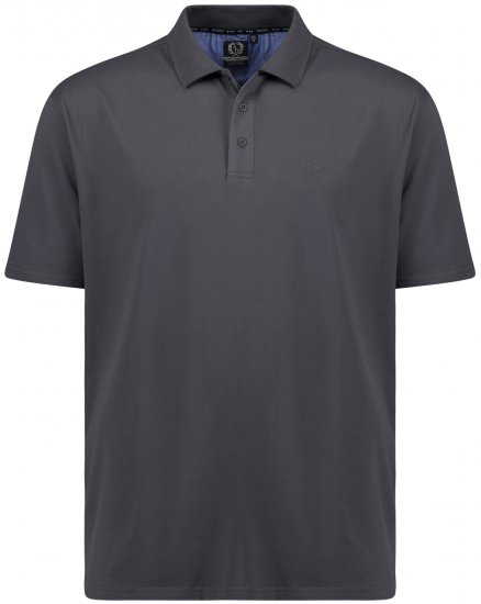 Adamo Picco Technical Sports Polo Charcoal - Sportkleding & outdoor - Grote Maten Sportkleding Heren