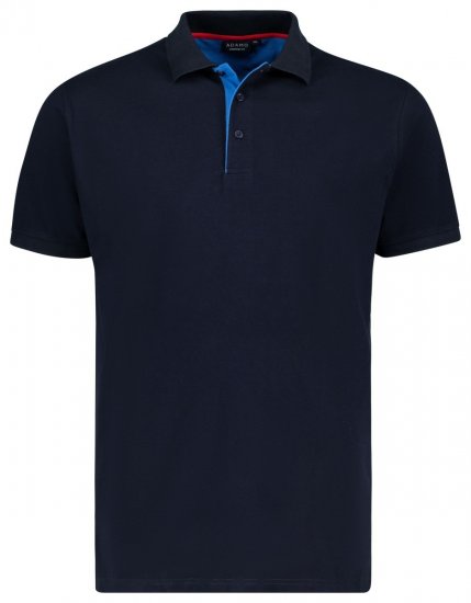 Adamo 139401 Poloshirt Donkerblauw - Polo shirts - Grote Maten Poloshirts Heren