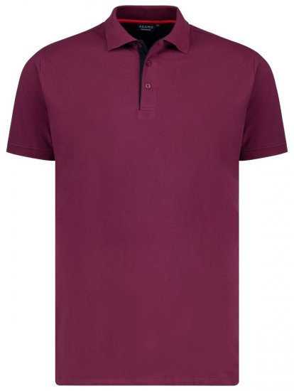 Adamo 139401 Poloshirt Bordeaux - Polo shirts - Grote Maten Poloshirts Heren