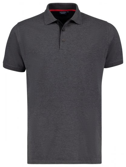 Adamo 139401 Poloshirt Donkergrijs melange - Polo shirts - Grote Maten Poloshirts Heren