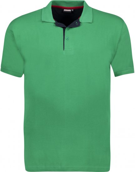 Adamo Pablo Comfort fit Polo shirt Green - Polo shirts - Grote Maten Poloshirts Heren