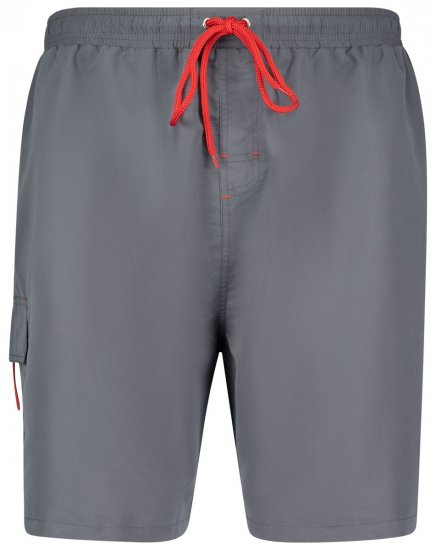 Adamo 141230 Zwemshort Donkergrijs - Ondergoed & zwem - Grote Maten Ondergoed Heren