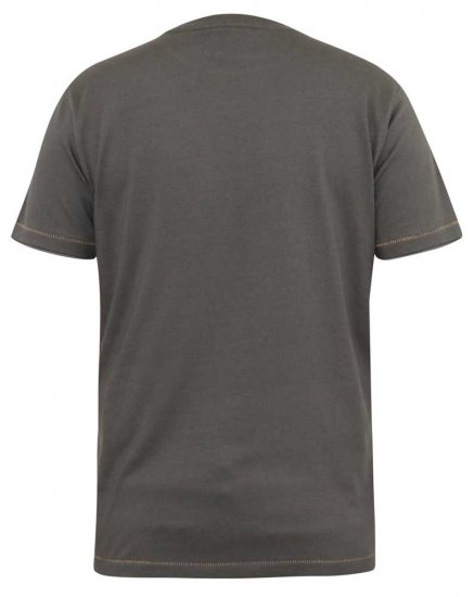 D555 DALLAS Official Gas Monkey Printed Crew Neck T-Shirt Khaki - T-shirts - Grote Maten T-shirts Heren