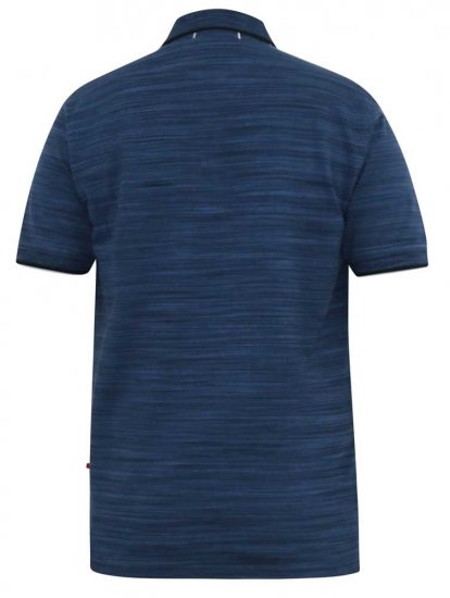 D555 FOXLEY Pique Reno Polo Navy - Polo shirts - Grote Maten Poloshirts Heren
