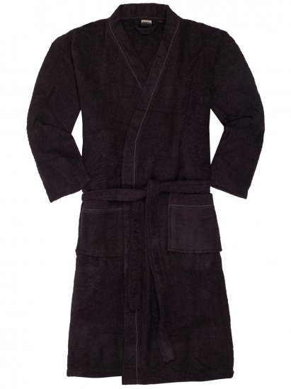 Adamo Joey Bathrobe Black - Ondergoed & zwem - Grote Maten Ondergoed Heren