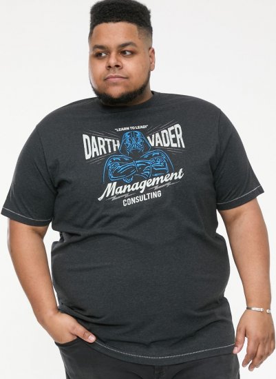 D555 SOLO Official Star Wars Management Consulting Printed T-Shirt Black Reno - T-shirts - Grote Maten T-shirts Heren