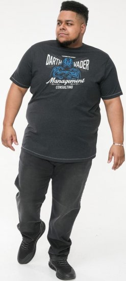 D555 SOLO Official Star Wars Management Consulting Printed T-Shirt Black Reno - T-shirts - Grote Maten T-shirts Heren