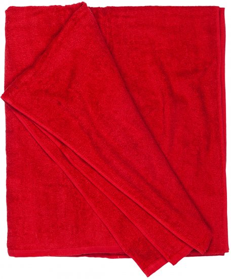 Adamo Helsinki XXL Towel Red - Ondergoed & zwem - Grote Maten Ondergoed Heren