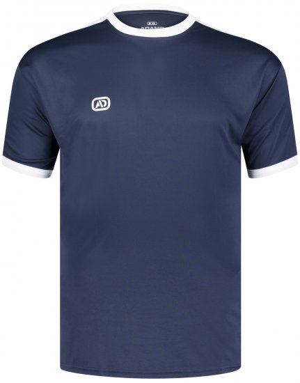 Adamo Marco Technical Sports T-shirt Navy - Sportkleding & outdoor - Grote Maten Sportkleding Heren