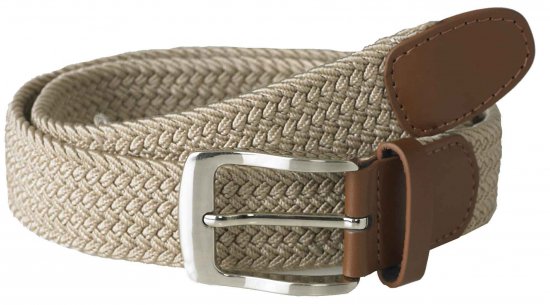 D555 Frank Braided Belt Stone - Riemen - Grote Maten Heren Riemen