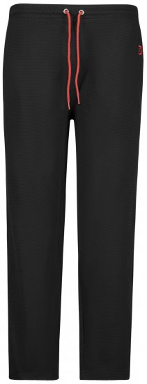 Adamo Matteo Ottoman Sweatpants Black - Joggingbroeken & shorts - Joggingbroeken & Shorts Heren Grote Maten