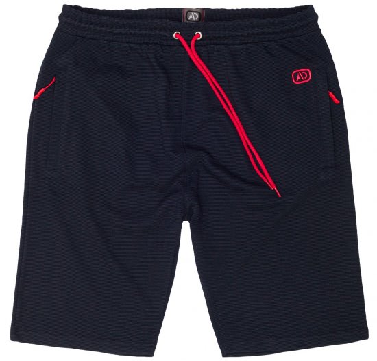 Adamo Marcel Ottoman Sweatshorts Navy - Joggingbroeken & shorts - Joggingbroeken & Shorts Heren Grote Maten