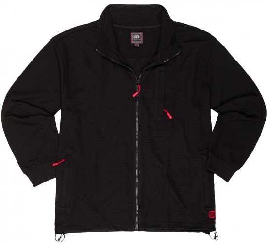 Adamo Max Ottoman Sweatshirt Black - Sweaters & hoodies - Sweaters & Hoodies Grote Maten Heren