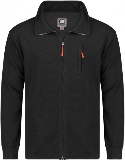 Adamo Max Ottoman Sweatshirt Black - Sweaters & hoodies - Sweaters & Hoodies Grote Maten Heren