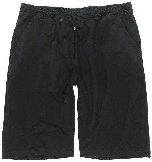 Adamo Athen Sweatshorts Black - Joggingbroeken & shorts - Joggingbroeken & Shorts Heren Grote Maten