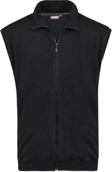 Adamo Athen Sweatvest Full Zipper Black - Sweaters & hoodies - Sweaters & Hoodies Grote Maten Heren