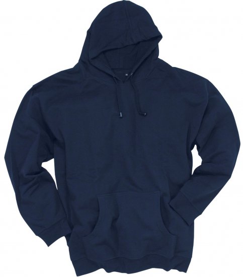 Adamo Athen Hoodie without Zipper Navy - Sweaters & hoodies - Sweaters & Hoodies Grote Maten Heren