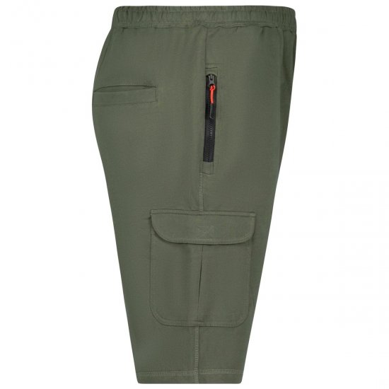 Adamo 159308 Cargoshort Olijfgroen - Joggingbroeken & shorts - Joggingbroeken & Shorts Heren Grote Maten