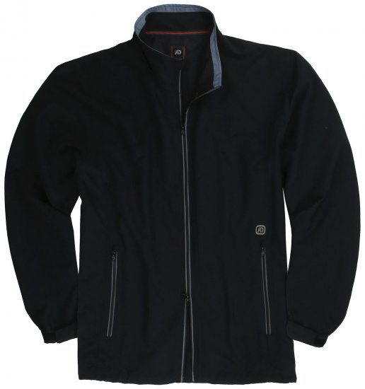 Adamo Oswin Lightweight Fitness Jacket Black - Sportkleding & outdoor - Grote Maten Sportkleding Heren