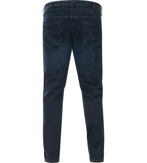 D555 Daniel Tapered Fit Stretch Jeans Blue/Black Wash - Jeans & broeken - Jeans & Broeken Grote Maten Heren