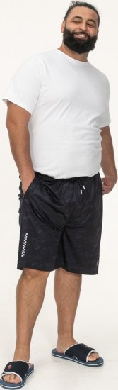 D555 Woking Dry Wear Fully Elasticated Polyester Shorts Navy - Sportkleding & outdoor - Grote Maten Sportkleding Heren