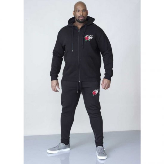 D555 Verlin Couture Full Zip Hoodie Black - Sweaters & hoodies - Sweaters & Hoodies Grote Maten Heren