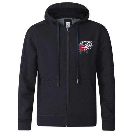 D555 Verlin Couture Full Zip Hoodie Black - Sweaters & hoodies - Sweaters & Hoodies Grote Maten Heren