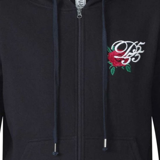 D555 Verlin Couture Full Zip Hoodie Black - Sweaters & hoodies - Sweaters & Hoodies Grote Maten Heren