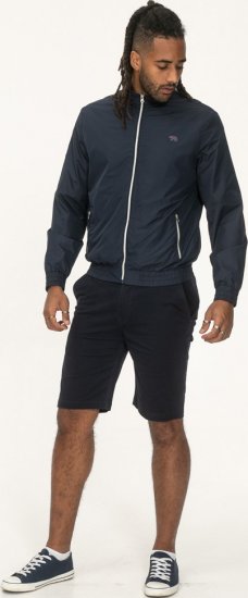 D555 Ealing Lightweight Zip Through Jacket With Zip Pockets Navy - Jassen - Grote Maten Herenjassen