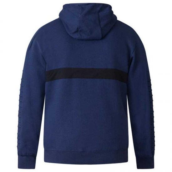 D555 Sergio Half Zip Hoodie Navy - Sweaters & hoodies - Sweaters & Hoodies Grote Maten Heren
