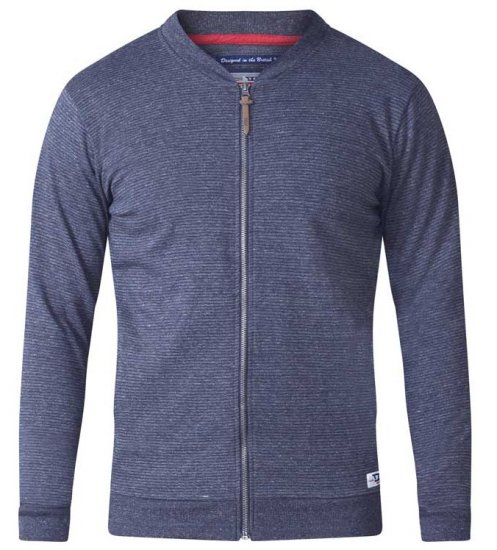 D555 Arnie Sweatshirt With Pocket Navy - Sweaters & hoodies - Sweaters & Hoodies Grote Maten Heren