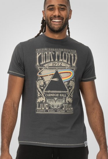 D555 HANLEY Official Pink Floyd Crew Neck T-Shirt Dark Grey TALL SIZES - HERENKLEDING MT-6XLT - Tall Kleding Heren