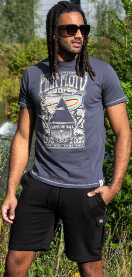 D555 HANLEY Official Pink Floyd Crew Neck T-Shirt Dark Grey TALL SIZES - HERENKLEDING MT-6XLT - Tall Kleding Heren