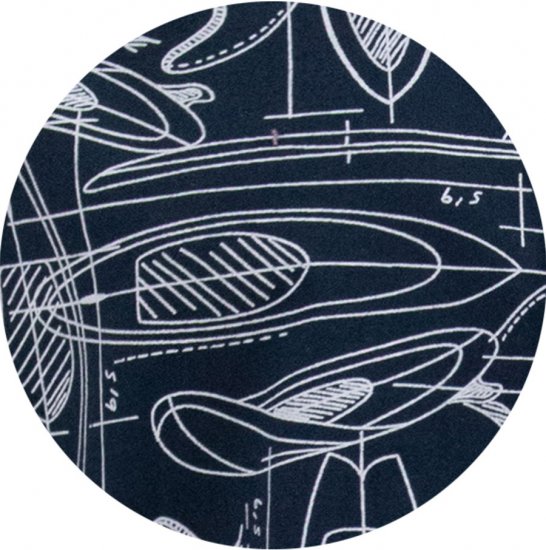 D555 Worthing Surf AOP Short Sleeve Button Down Collar Shirt Navy - Overhemden - Overhemden Grote Maten Heren