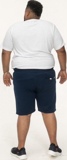 D555 Spalding Elasticated Waist Interlock Shorts Navy - Joggingbroeken & shorts - Joggingbroeken & Shorts Heren Grote Maten